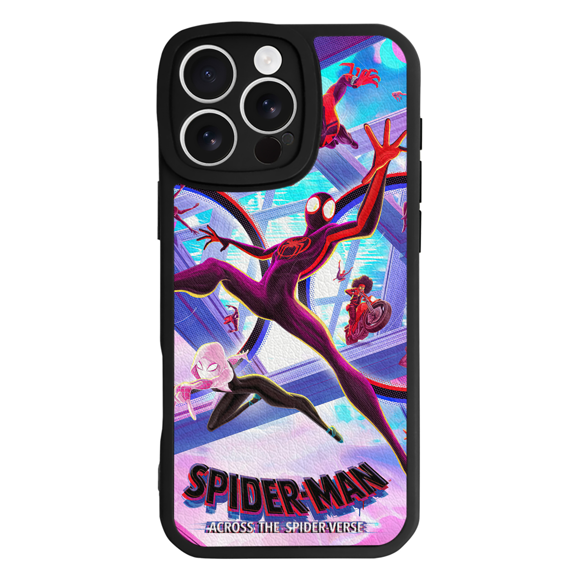 （画像用） Spider Man スパイダーマン 【iPhone 16シリーズ対応】シリコンスマホケース（レザー調） 材質：シリコン